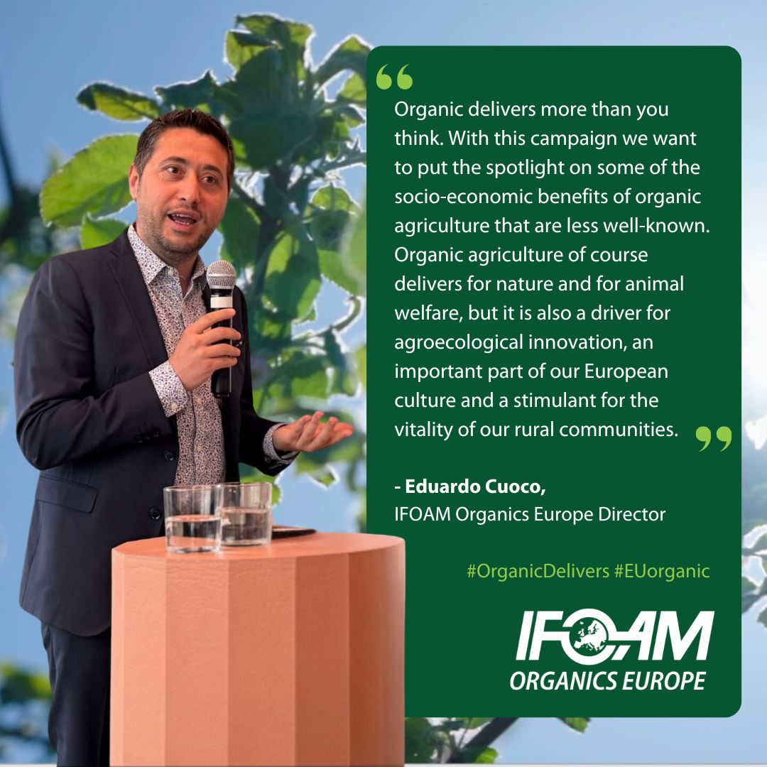 OrganicsEurope's tweet photo. 🌱 Just launched: the 1st documentary of our #OrganicDelivers campaign!

🎥 Watch how #OrganicBreeding creates resilient, high-quality varieties for sustainable food systems 👉 https://t.co/PATvVT7UUi

📢 7 podcast episodes out tomorrow

📄 To the PR 👉 https://t.co/WlgUmgEuwF https://t.co/0sA4qSunXM
