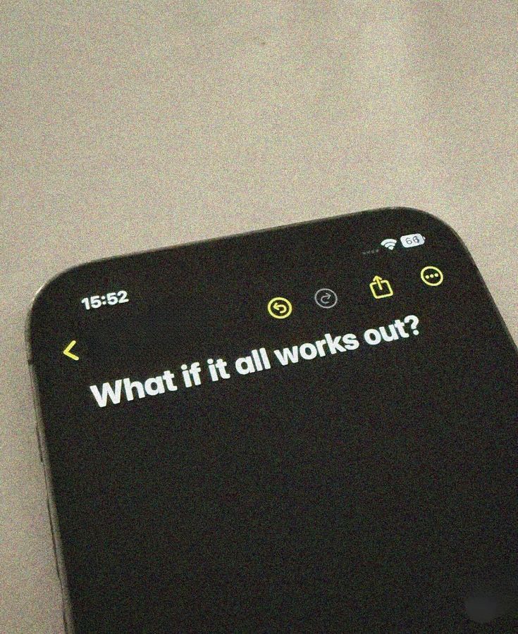 Think about it?