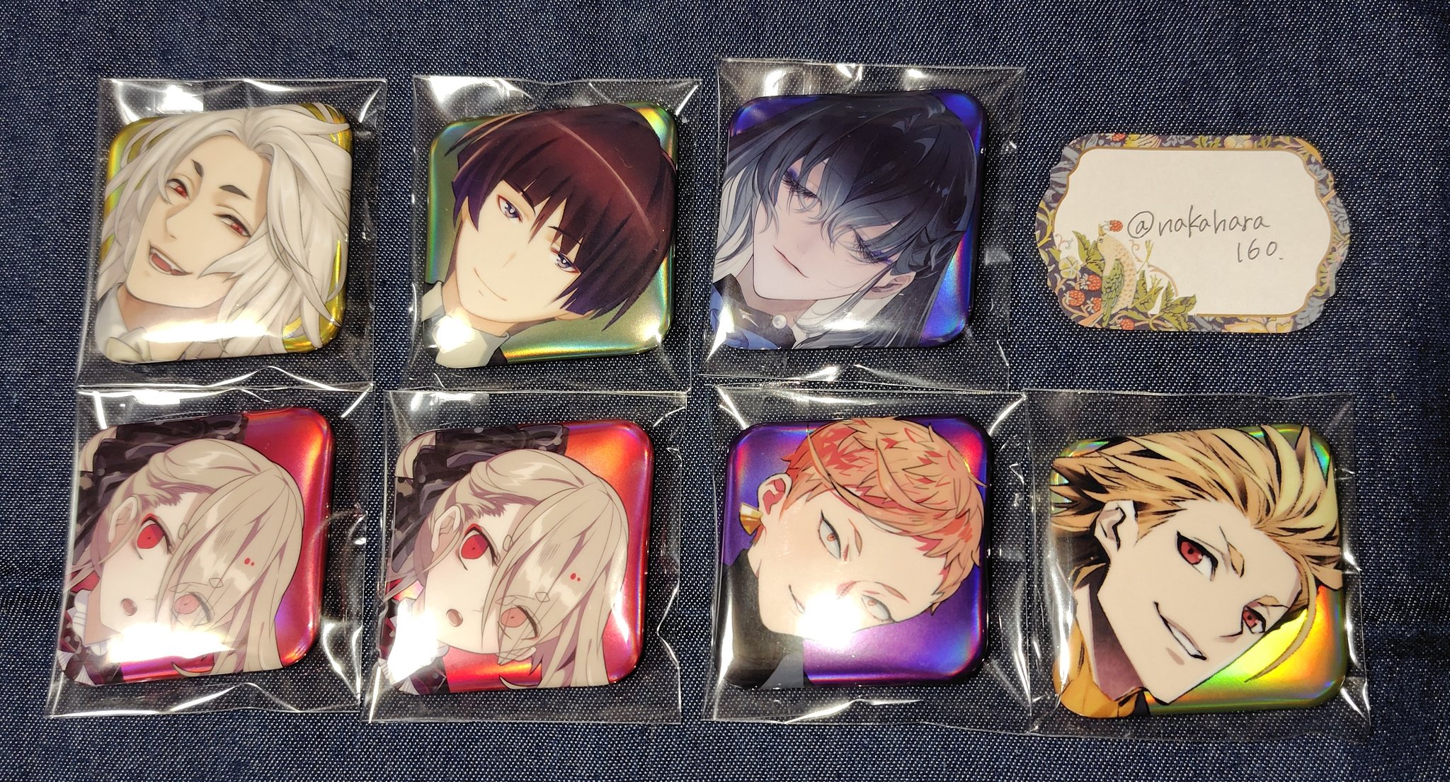 大本丸博 刀剣乱舞 後家兼光 ミニアクスタ スクエア缶バッジ セット 大本丸博 刀剣乱舞 後家兼光 ミニアクスタ スクエア缶バッジ セット
