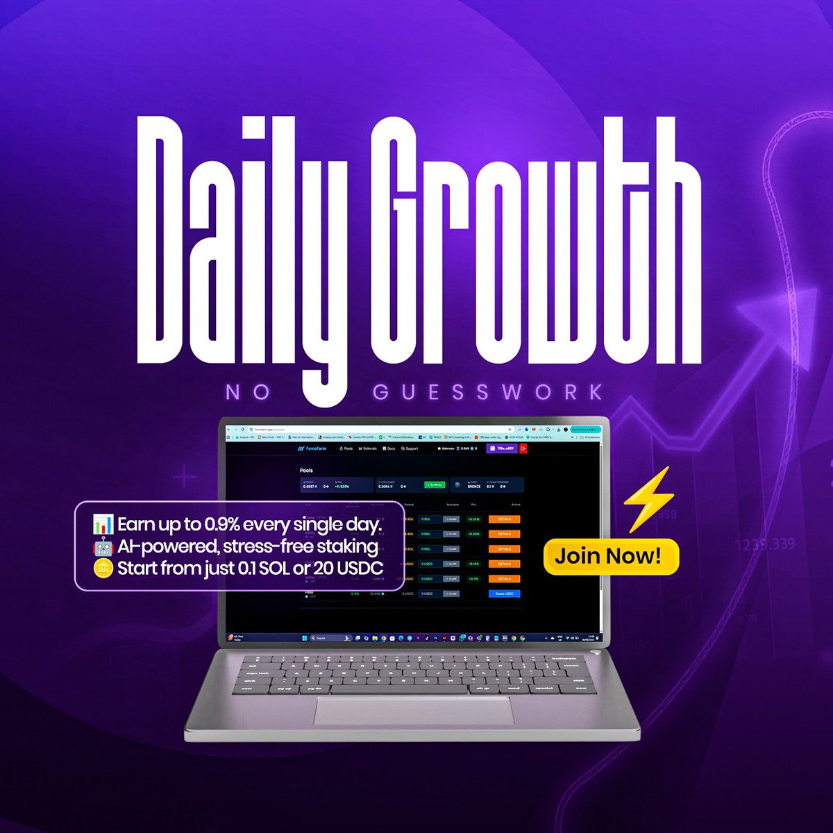 ayo_creator's tweet image. 🌍 Midweek momentum starts here. Smarter crypto strategies. Consistent returns.

Start now 👉 fomofarm.app/?ref=1815139

💹 Tap in: t.me/smartmoney8888…