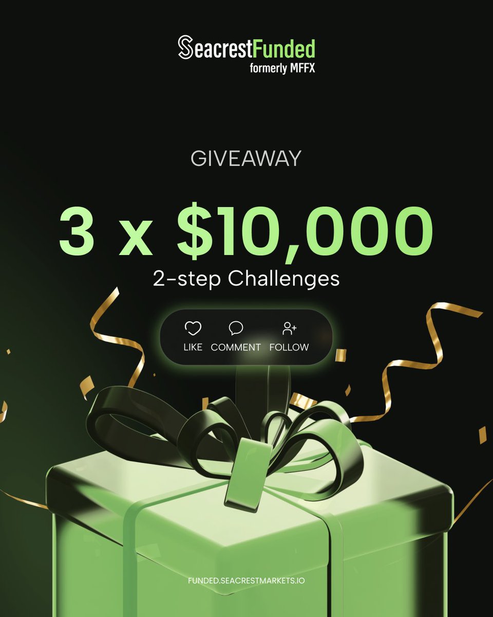 P-trader_🦇 (@trader_pablo_) on Twitter photo 💰GIVEAWAY TIME 💰
3X10k ACCOUNTS
RULES
1. Follow <a href="/trader_pablo_/">P-trader_🦇</a> <a href="/seacrestfunded_/">Seacrest Funded</a>
2. Like, Retweet and Tag 3 traders
3. Engage with our quoted post
Winners in 72 hours 🥂 💰GIVEAWAY TIME 💰
3X10k ACCOUNTS
RULES
1. Follow <a href="/trader_pablo_/">P-trader_🦇</a> <a href="/seacrestfunded_/">Seacrest Funded</a>
2. Like, Retweet and Tag 3 traders
3. Engage with our quoted post
Winners in 72 hours 🥂