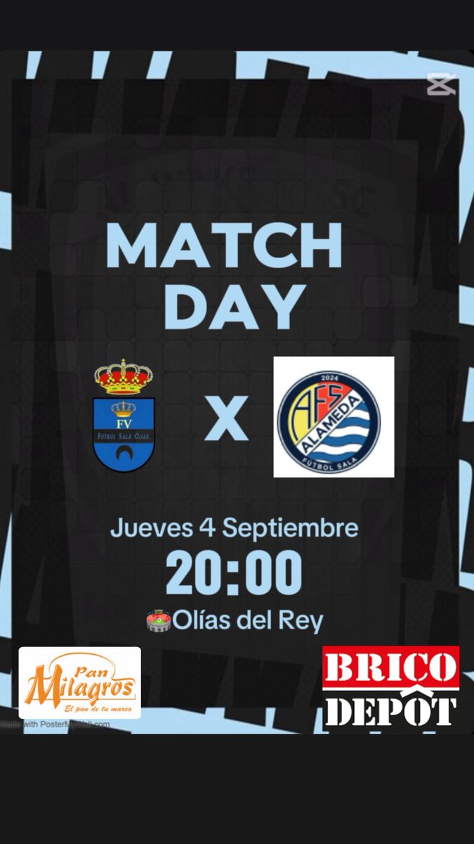 futbolsalaolias's tweet image. *AMISTOSO* 🤍💙

partido que nos permitirá seguir acumulando volumen de trabajo y buenos minutos de carga para seguir poniéndonos a punto.

No dudes en venir a animar al equipo! 
Recuerda: Abonos en la puerta del pabellón por tan sólo 10€. Házte con el tuyo!

#Siéntelo