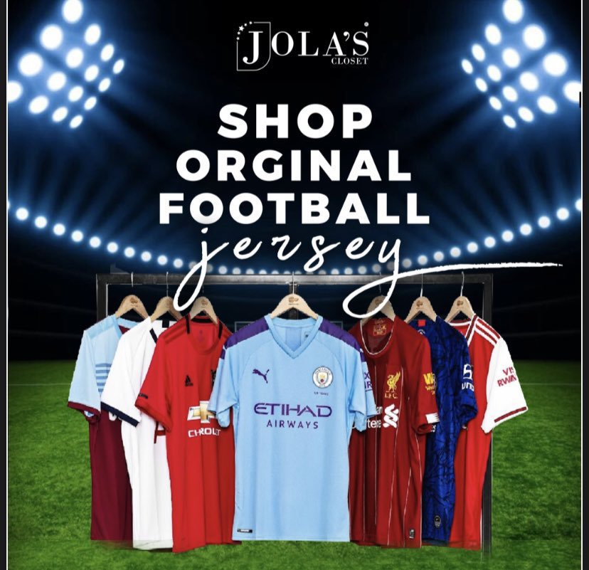 jolas_closet's tweet photo. Can I be your Jersey plug and deliver to you anywhere?
I sell all club and country jerseys in various sizes and in top notch quality.
Price: 25k
Location: Lagos
https://t.co/9TxC5YU5oG
Kindly Patronize, Refer and RT 🤝 https://t.co/V3IQ5gCbcB