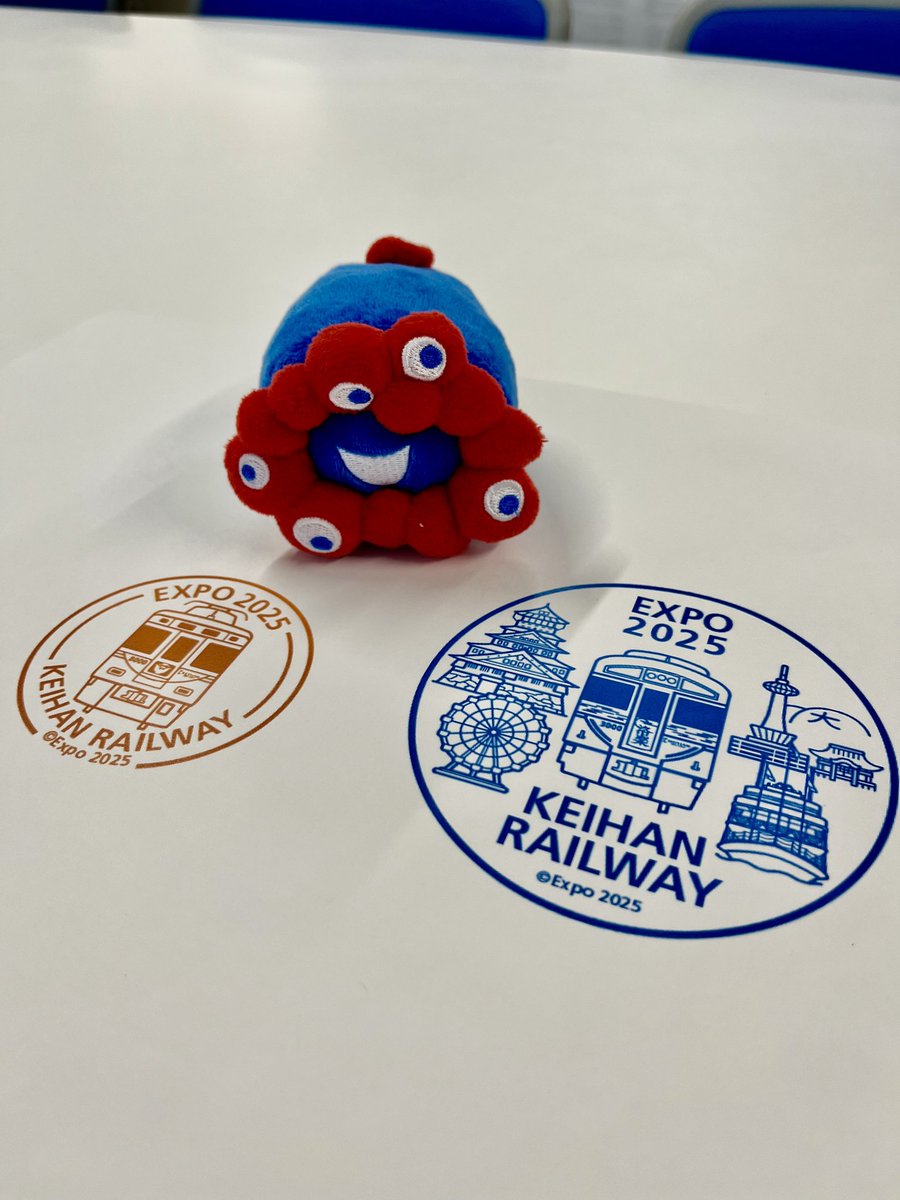万博　スタンプ　京阪電車　限定 ご要望にお応えして✨／ 10/13(月・祝)までの大阪・関西万博期間中