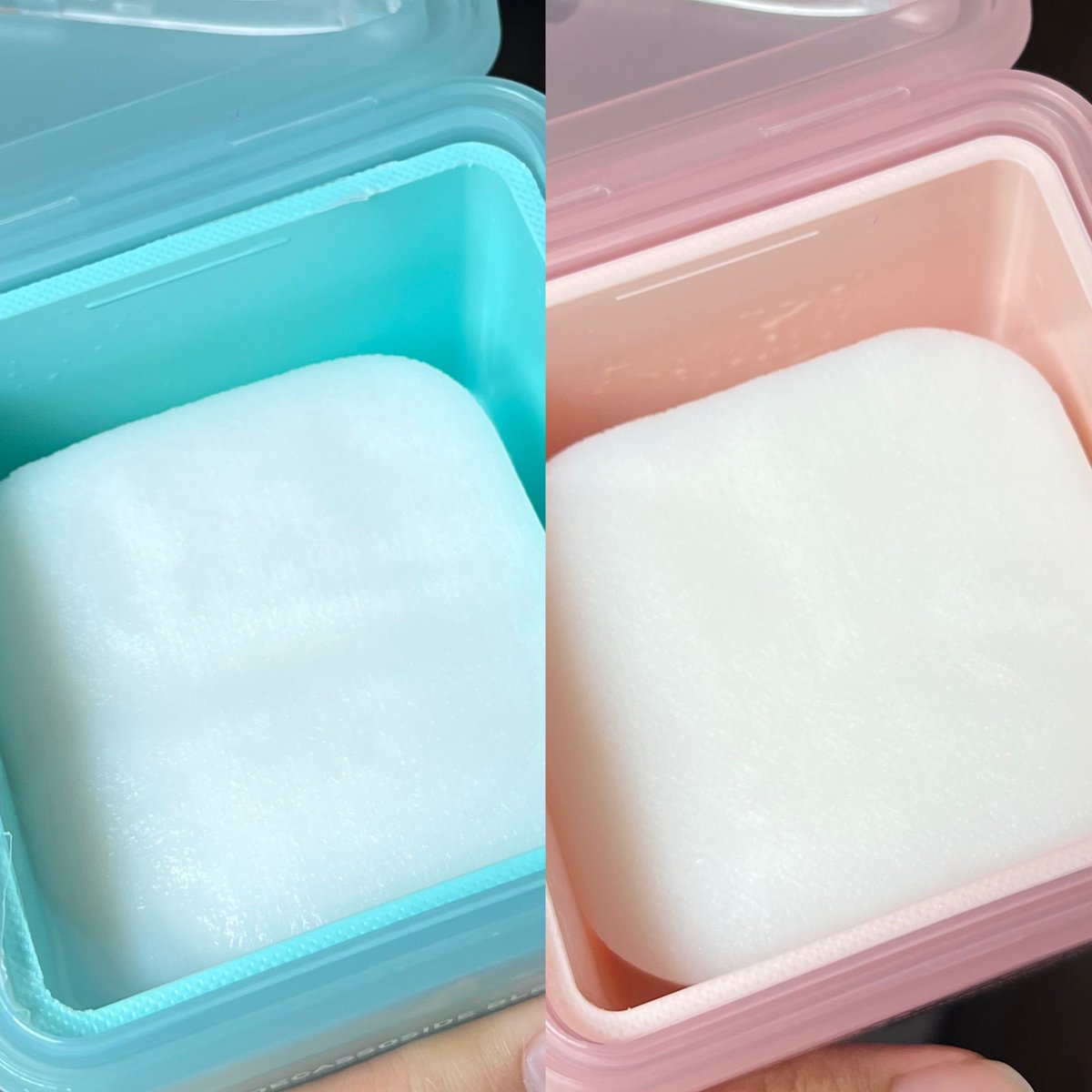 plengssp's tweet image. เปรียบเทียบโทนเนอร์แพดสี่เหลี่ยม #Mediheal สูตรขายดีในเกาหลีและไทย
🩵สีฟ้า Medecassoside อันดับ 1 ในเกาหลี เน้นลดสิว รอยสิว ปลอบผิว แพดคล้ายตาข่ายถี่ๆ
🩷สีชมพู Collagen Ampoule อันดับ 1 ในไทย ช่วยให้ผิวดูเรียบเนียน เต่งตึง กระชับ แพดจะเนียนนุ่ม…