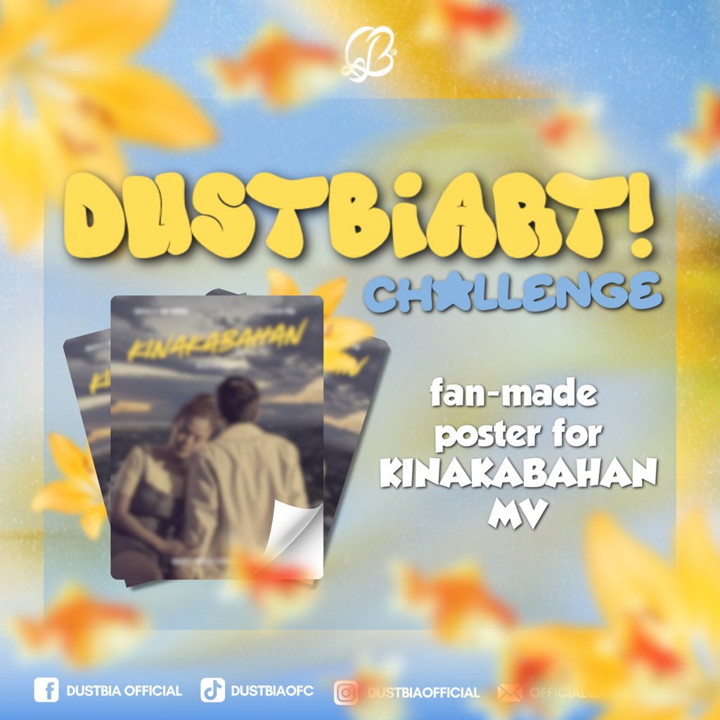 Unleash your creativity, CHEFFIES! 🎨💛

Join the #DustBiART Challenge by making your very own fan-made poster for the Kinakabahan MV. Two lucky winners will take home ₱500 GCash each! 

This challenge is proudly sponsored by Miss <a href="/Lyn058315850084/">Lyn</a> Please make sure to follow her