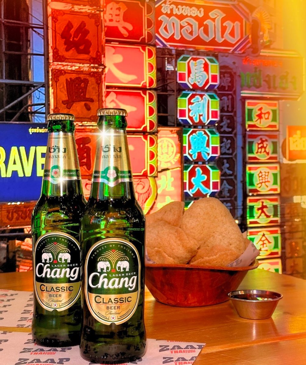 Not only do Zaap Thai Street Food bring us authentic tasty Thai food but they also bring the authentic beverages too. . .next time you visit make sure you check out their fab collection of drinks including this firm customer favourite ‘Chang’ 🍻🍻
