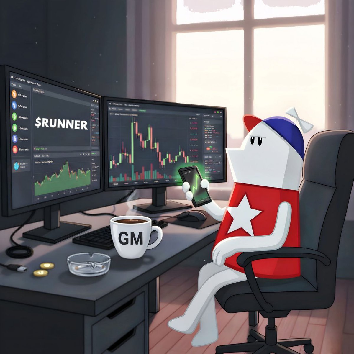 G Runner fam ☀️ 

Another day to be great 

ROLE CALLING $RUNNER CULT ⬇️ 

LOCKED IN?