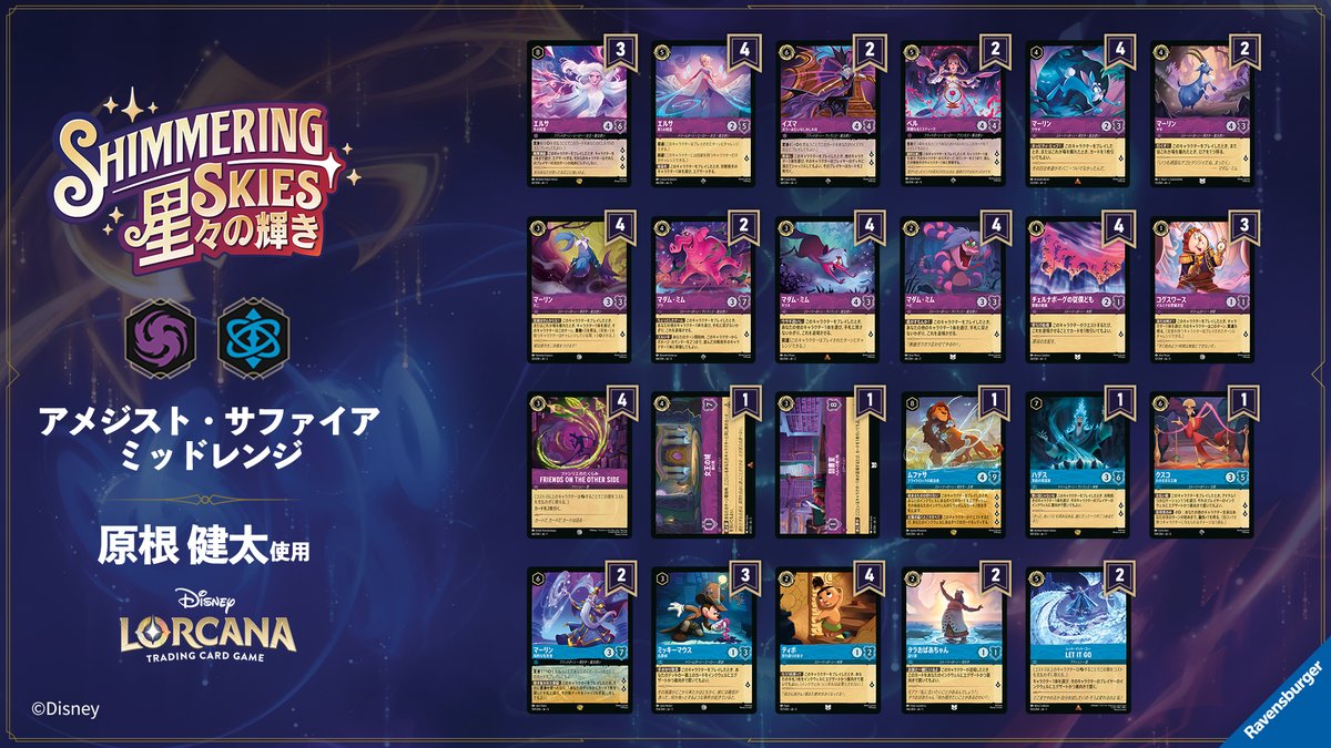 ディズニーロルカナトレーディングカードゲーム プロモカード ディズニーロルカナの日本語版の情報が解禁されました