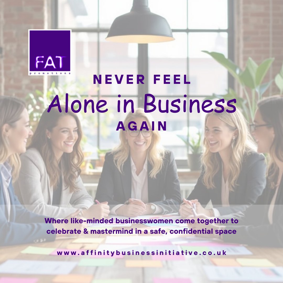 Affinity: the business initiative bringing together women business owners to share, solve &amp; inspire.

Our next meeting is on Weds 17th September, 4-6pm.

Places are limited so grab your spot now at trybooking.com/uk/FFLS?utm_ca… and we’ll see you there!

#networking #womeninbusiness