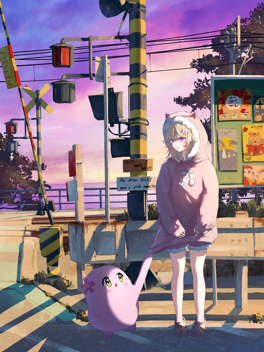 RingoHamHam's tweet image. #引き小森画 #SqLArt 

NEET meets NEET