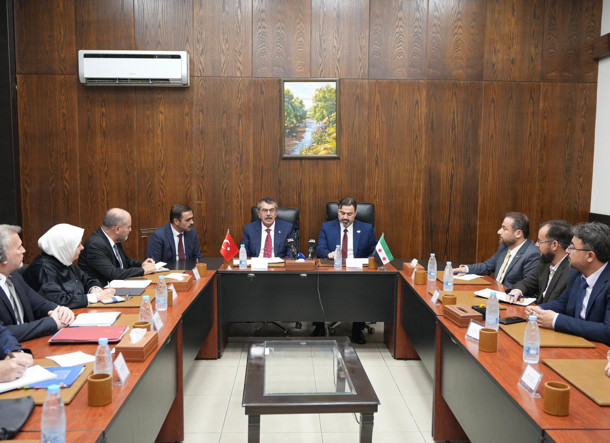 tcmeb_en's tweet image. The Ministry delegation, led by Minister of National Education @Yusuf__Tekin, met with Syrian Minister of Education Muhammad Abdurrahman Turko and Minister of Higher Education and Scientific Research Marwan Halabi.

📍 Damascus

👉 meb.ai/ANgr8l