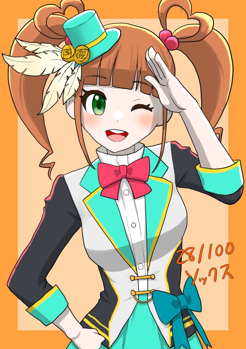 soxdesuyo's tweet photo. 28日目〜
今日はアイドルの依子ちゃん
眩しい笑顔で虜にされたいわ、されてたわ
#100日チャレンジ  #イラスト ＃マジカミ https://t.co/U79Jk75leG