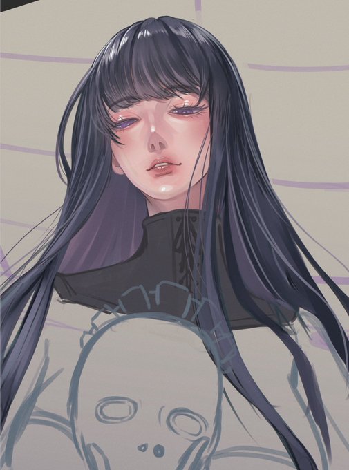 wip
いつもよりリアル目で描いてる。 