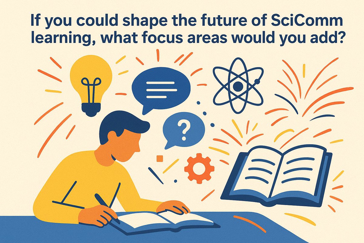 𓆉 Siddharth Kankaria/ सिद्धार्थ कांकरिया (he/him) (@siddhrthknkaria) on Twitter photo 📚 I'm planning to revive my #SciComm courses & would love to hear about topics, skills, or frameworks that you'd like to learn about!
🧩 Gaps in training or practice?
📽️ Formats that need more support?
💡 Cross-cutting themes?
✍️🏽 Feel free to share below or DM me — TIA❤️ 📚 I'm planning to revive my #SciComm courses & would love to hear about topics, skills, or frameworks that you'd like to learn about!
🧩 Gaps in training or practice?
📽️ Formats that need more support?
💡 Cross-cutting themes?
✍️🏽 Feel free to share below or DM me — TIA❤️