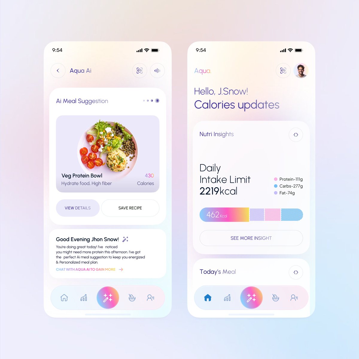 panzestudio's tweet image. Aqua AI – Health &amp;amp; Meal Tracking App UI design. This design is made for food tracking, meal suggestions, and calorie updates.

Need a mobile app like this? Reach out: hello@panze.co

#uidesign #uxdesign #designerlife #designer #inspiration #note #taskmanager #todo