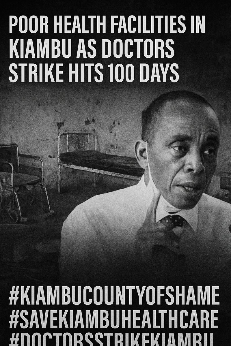 100 days of shame

#kiambucountyofshame
#savekiambuhealthcare
#DoctorsStrikeKiambu