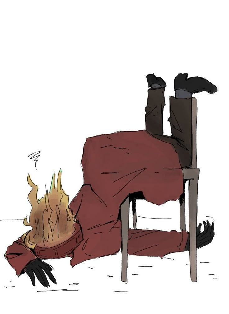 . . . How they've been sleeping for the past few weeks . . .