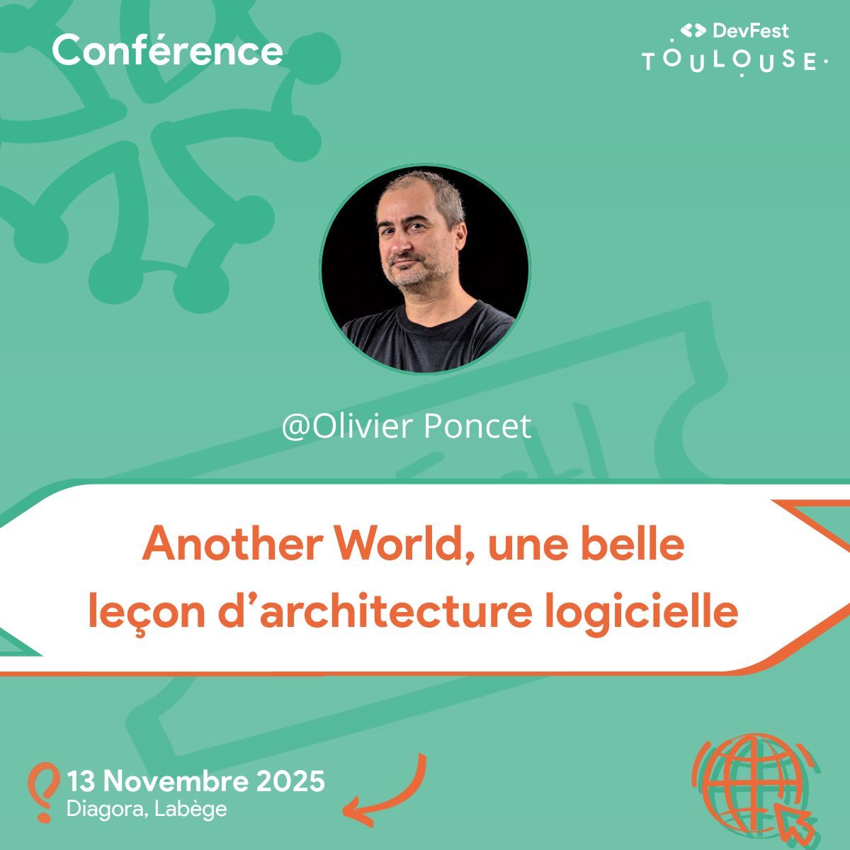 🎮 Et si un jeu vidéo des années 90 vous apprenait l’archi logicielle ? Spoiler : c’est possible !
Another World, une belle leçon d’architecture logicielle, conférence d'Olivier Poncet
Tu n’as pas encore réservé ta place, fonce sur notre billetterie : buff.ly/uL9k3Wl