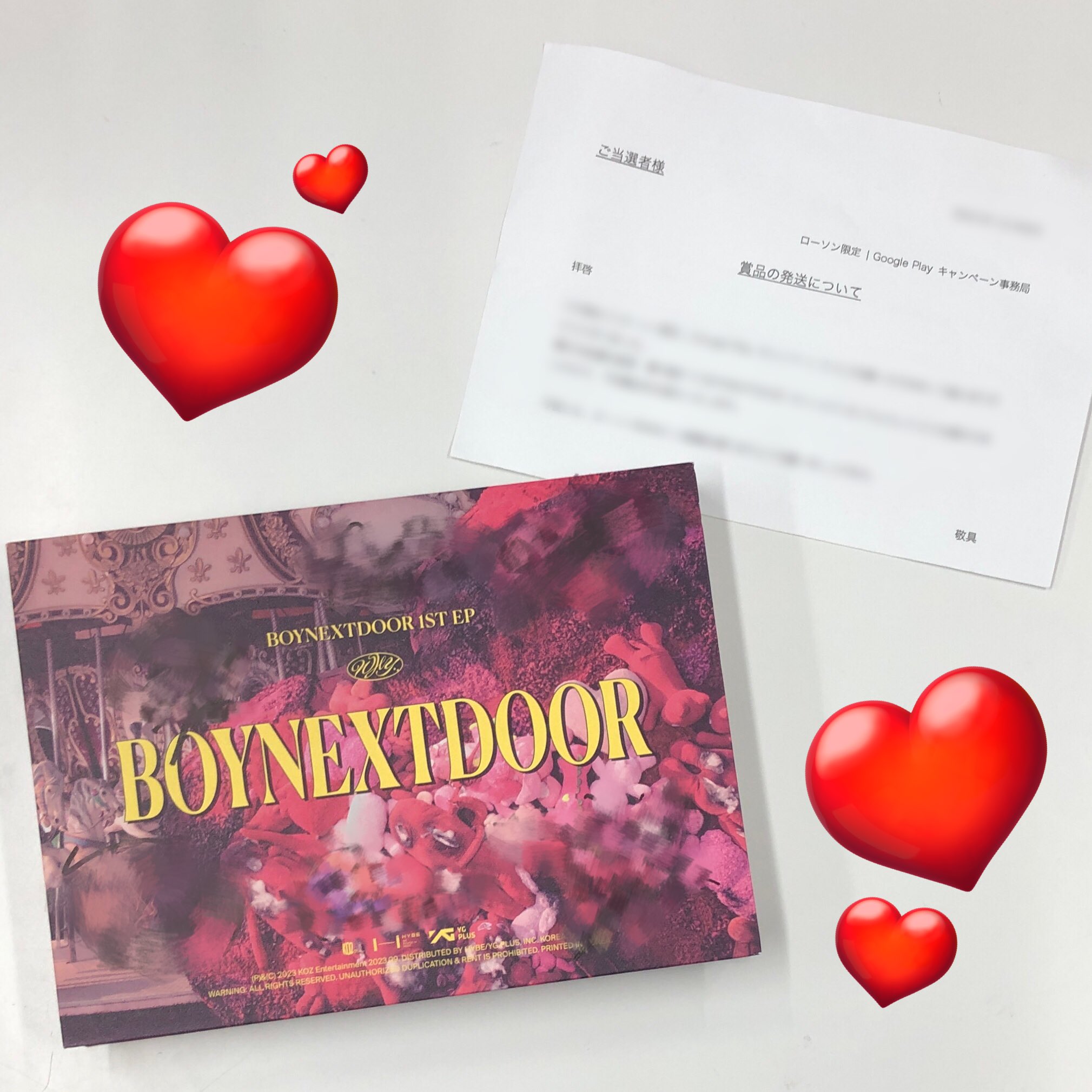boynextdoor why 直筆サイン入り　アルバム　CD　Google boynextdoor why 直筆サイン入り アルバム CD Google