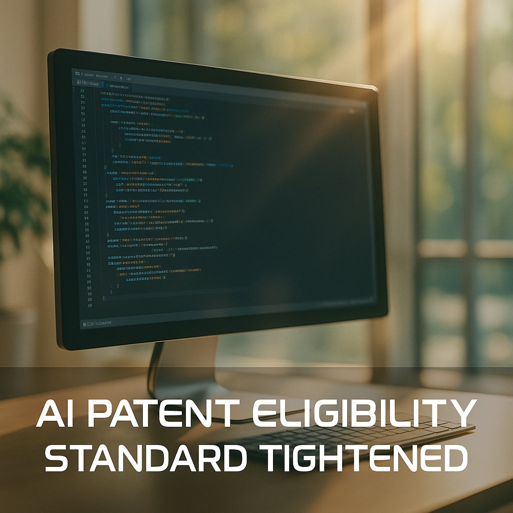 KryptonAi's tweet image. Today the #FederalCircuit held that claims using generic #machinelearning in new data environments are not eligible for #patents under 35 USC 101 in Recentive Analytics v Fox, unless they show a concrete technical improvement to #AI systems.

This sets a higher bar for #startups…