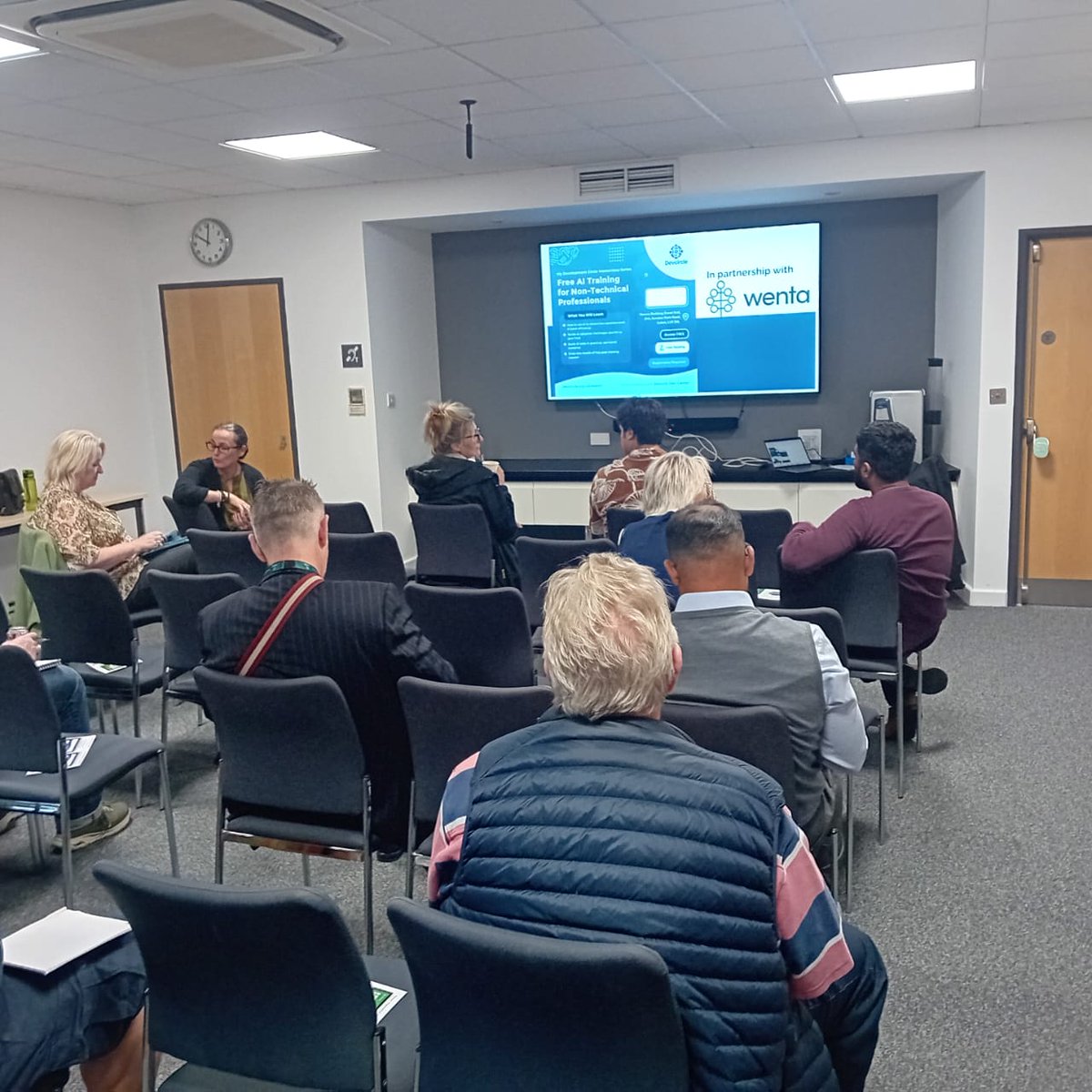 devcircleuk's tweet image. We are Live at The Business &amp;amp; Technology Centre, Stevenage.
🤝 In partnership with @TheWentaGroup 

⏳ Seats are almost gone!
🔗 Register now: devcircle.org.uk/wenta

#DevCircleUK #BuildInfluence #TechForGood #SocialImpact #InclusionMatters #DigitalEmpowerment #AITraining