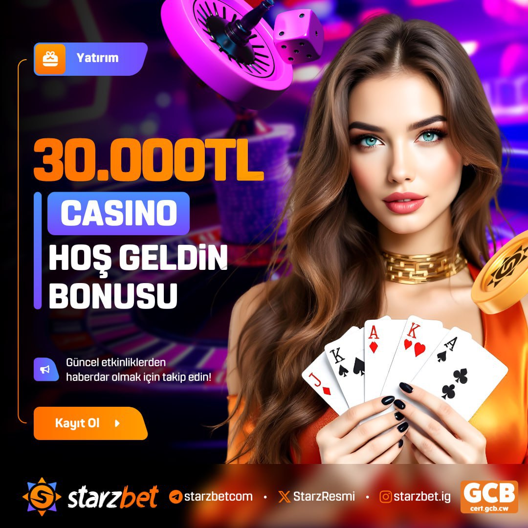 ➡️cutt.ly/3wJTSJ4a
💎 STARZBET İLE BÜYÜK OYNA BÜYÜK KAZAN ! 

🎁 %100 Casino Hoş Geldin Bonusu !

 ⚡ 45TL Yatır, 10.000TL'e Kadar Bonus Kazan !

 ✨ 3 Yatırıma Toplam 30.000₺ Bonus !

💯 Starzbet'in Avantajlarını Kaçırma !

❤️‍🔥 Yatırımını Yap &amp; Kazanmaya Başla !