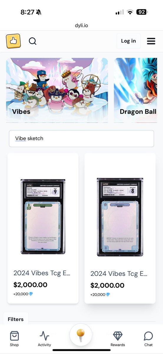 Did you know that you can snag graded <a href="/vibes_tcg/">Vibes (Pudgy TCG)</a> sketch’s directly from the <a href="/dyli_io/">DYLI</a> vault?