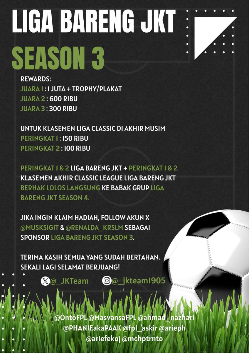 Jarang Kalah Team tweet media