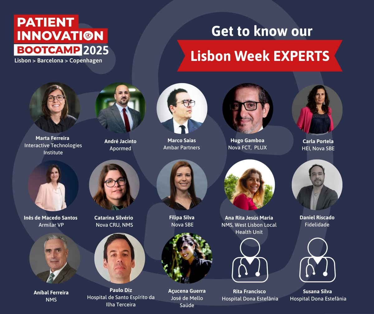 Meet the Experts of the Patient Innovation Bootcamp 2025! 
Thank you all for helping our Bootcamp participants overcome the challenges of healthcare innovation 🧑‍🦽