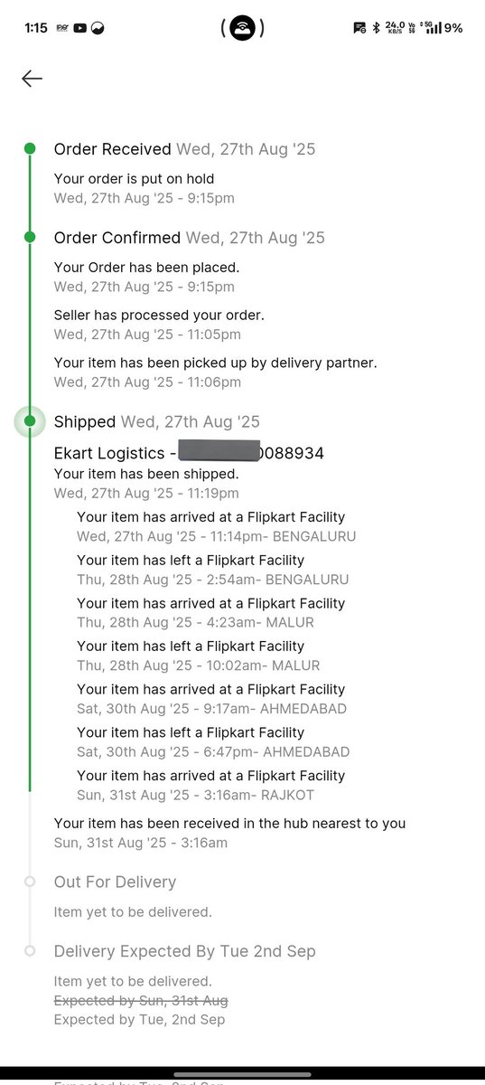 RohanSem11058's tweet photo. I think My product missing from facility 
@Flipkart @flipkartsupport #FlipkartBigBillionDays #flipkartassured #flipkart https://t.co/AbwluUL9RB