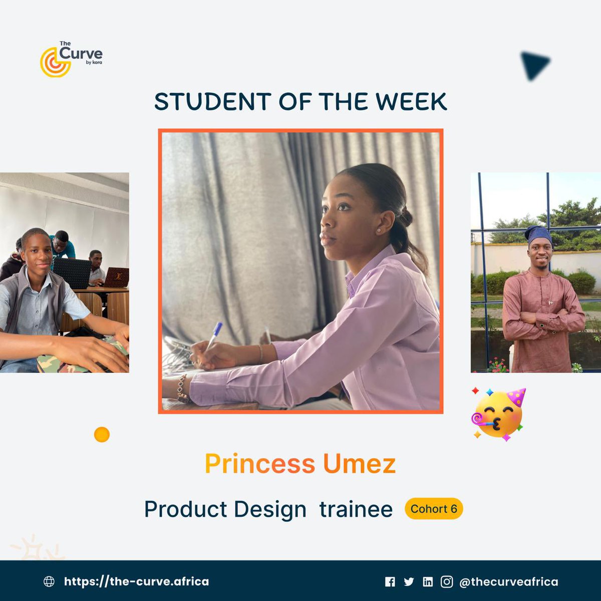 thecurveafrica's tweet photo. Hard work always speaks louder than words, and this week, one of our amazing students has shown just that. 

Congratulations, you’ve earned this spotlight! 

#studentoftheweek #hardworkpaysoff #studentachievement #techacademy #growthmindset #futureleaders #studentrecognition https://t.co/bkgPoiyuQS