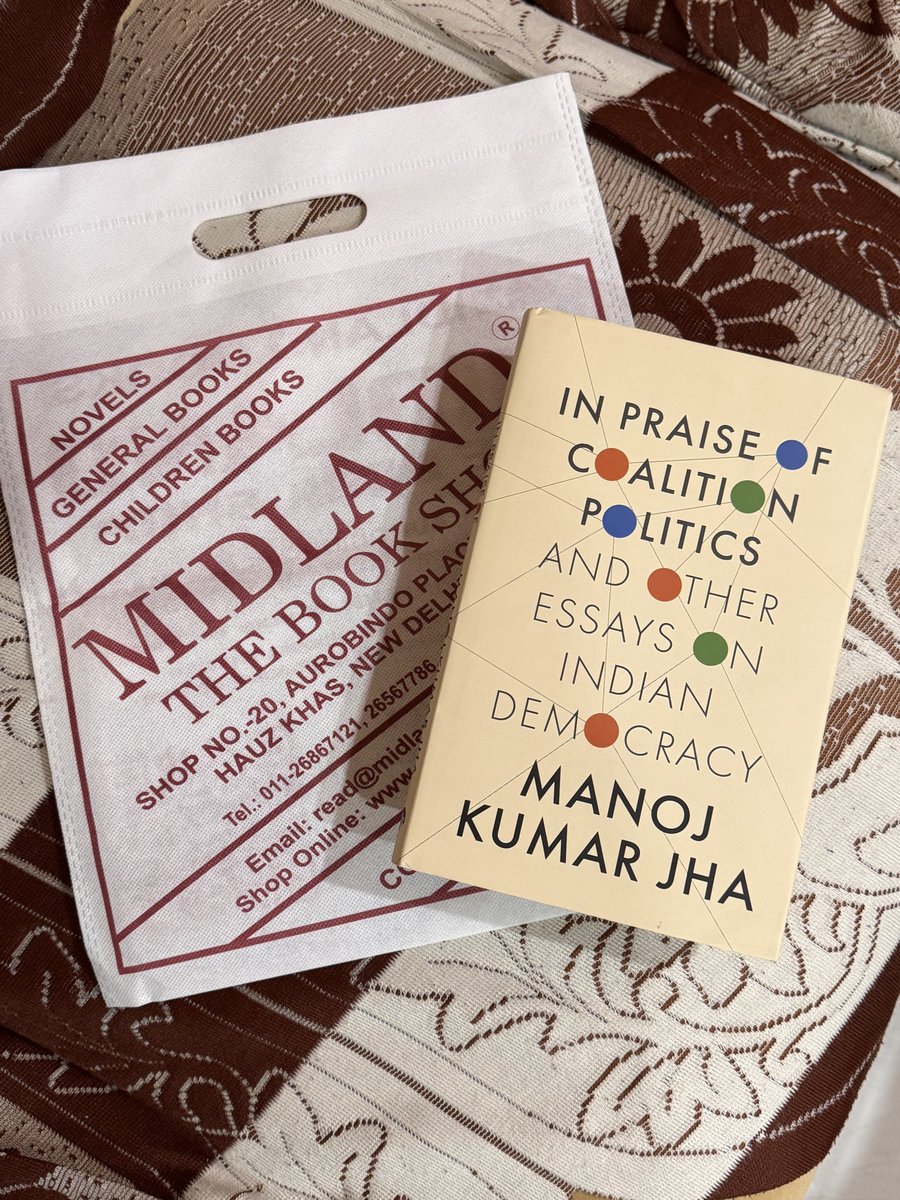 Nikhil Kamath (@citizenkamath) on Twitter photo On today’s visit to <a href="/midlandbook/">Midland The Book Shop ™</a> picked up <a href="/manojkjhadu/">Manoj Kumar Jha</a>’s latest book!!
Cannot miss good books like these 📚📚
<a href="/speakingtiger14/">Speaking Tiger</a>
#CitizenKamath #SaltPepperBookClub On today’s visit to <a href="/midlandbook/">Midland The Book Shop ™</a> picked up <a href="/manojkjhadu/">Manoj Kumar Jha</a>’s latest book!!
Cannot miss good books like these 📚📚
<a href="/speakingtiger14/">Speaking Tiger</a>
#CitizenKamath #SaltPepperBookClub