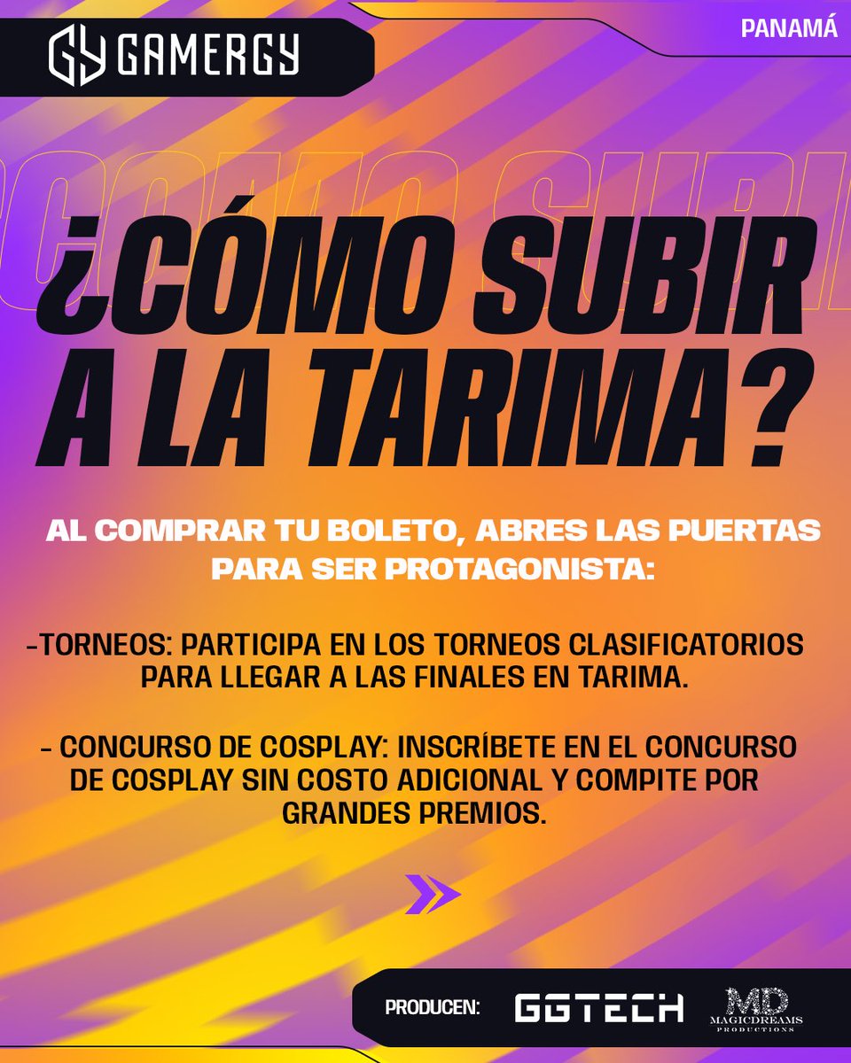 GamergyPanama's tweet photo. Información importante sobre @GamergyPanama https://t.co/MAchbfIXxh
