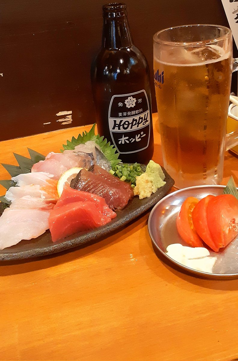 魚の平田屋と言えば
生本鮪が入った刺盛り
帰りは雨☔に？
お疲れ様でした🍻