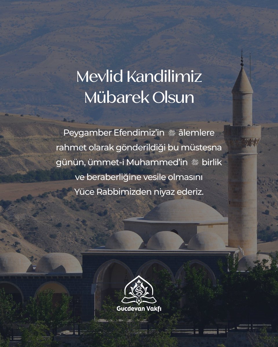 Peygamber Efendimiz’in (sav) âlemlere rahmet olarak gönderildiği bu müstesna günün, ümmet-i Muhammed’in (sav) birlik ve beraberliğine vesile olmasını Yüce Rabbimizden niyaz ederiz.