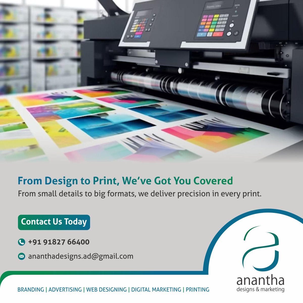 AnanthaDesigns's tweet image. Every Print, Perfect.
Contact Us : 091827 66400

#AnanthaDesigns #AnanthaDesignsHyderabad #AnanthaDesignsandMarketing #bestadvertisingagencyinhyderabad #marketingagencyinhyderabad #bestadvertisementcompany #digitaladvertisinginhyderabad #bestadagencyinhyderabad
