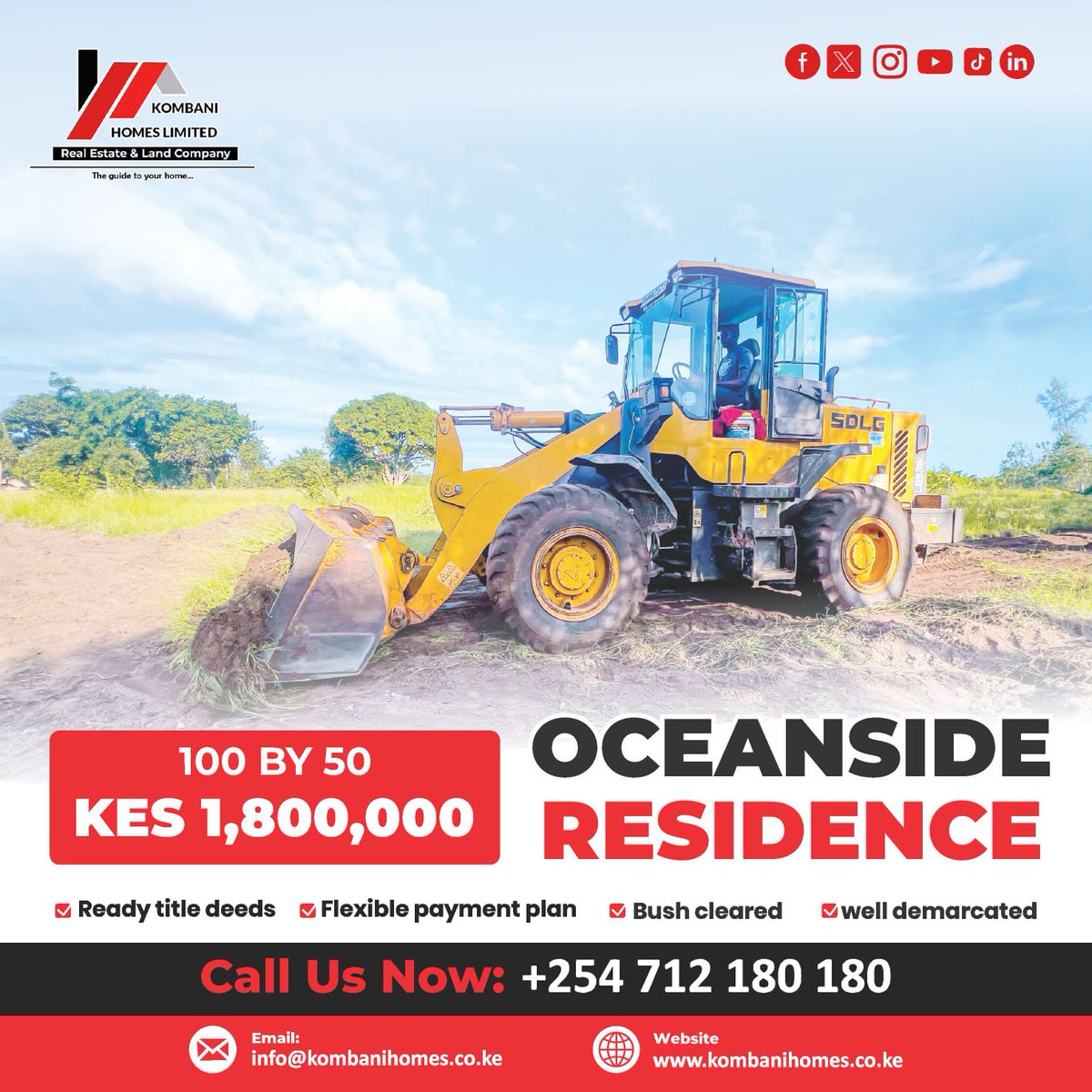 Only 1 Km from the beach.