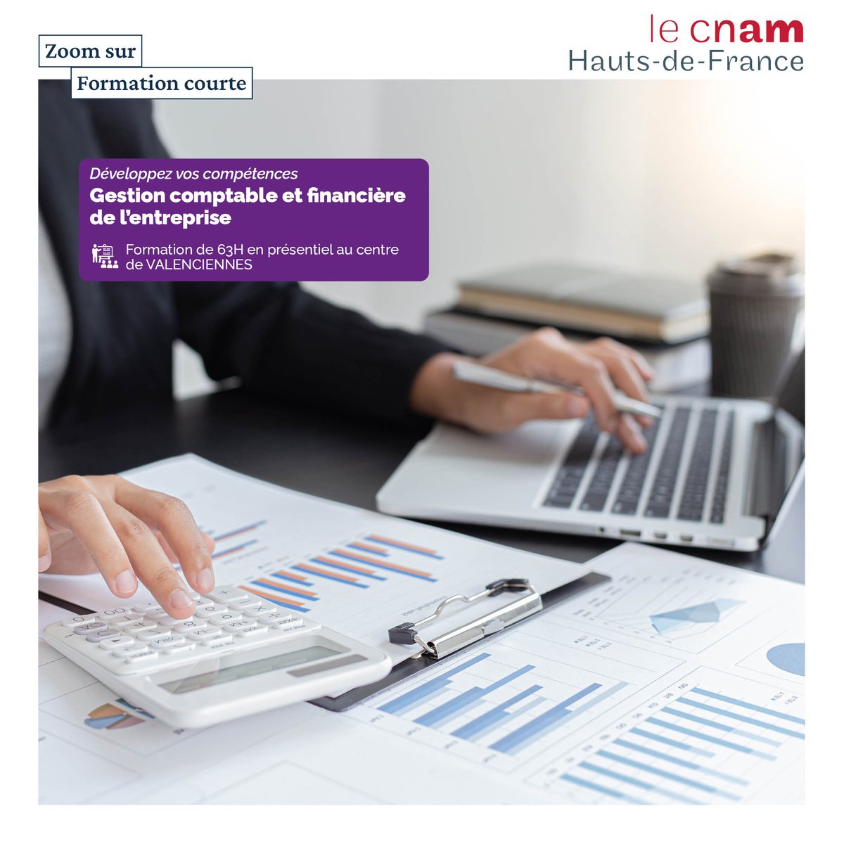 📣 Nouvelle formation courte en Gestion comptable et financière de l’entreprise, ouverte aux salariés, demandeurs d’emploi, indépendants, qui souhaitent développer leurs compétences sur les bilans, compte de résultat...
En savoir plus &amp; préinscriptions : lc.cx/H3AYBD