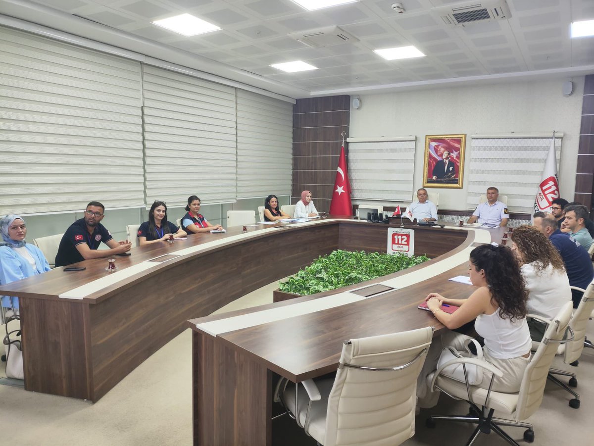 Manisa 112 Acil Çağrı Merkezi (@manisa112acm) on Twitter photo 112 Acil Çağrı Merkezi’nin iş ve işleyişinin değerlendirildiği aylık Kurum Temsilcileri ve Grup Sorumluları toplantımız gerçekleştirildi.
<a href="/TC_icisleri/">T.C. İçişleri Bakanlığı</a> <a href="/112teknumara/">112 Acil Çağrı Merkezleri</a> 112 Acil Çağrı Merkezi’nin iş ve işleyişinin değerlendirildiği aylık Kurum Temsilcileri ve Grup Sorumluları toplantımız gerçekleştirildi.
<a href="/TC_icisleri/">T.C. İçişleri Bakanlığı</a> <a href="/112teknumara/">112 Acil Çağrı Merkezleri</a>