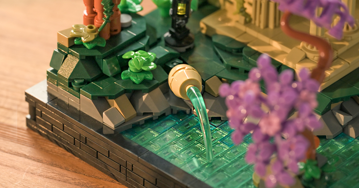 NifelizSet's tweet image. Italian Garden model is built to bring calm in every brick: textured columns, climbing vines, soft trees, and shimmering water. 🌳
Build. Pause. Enjoy the peace. 💛
#display #nifeliz  #lego #legobuild #garden
For more behind the scenes, click the link:
nifeliz.club/2025/09/behind…