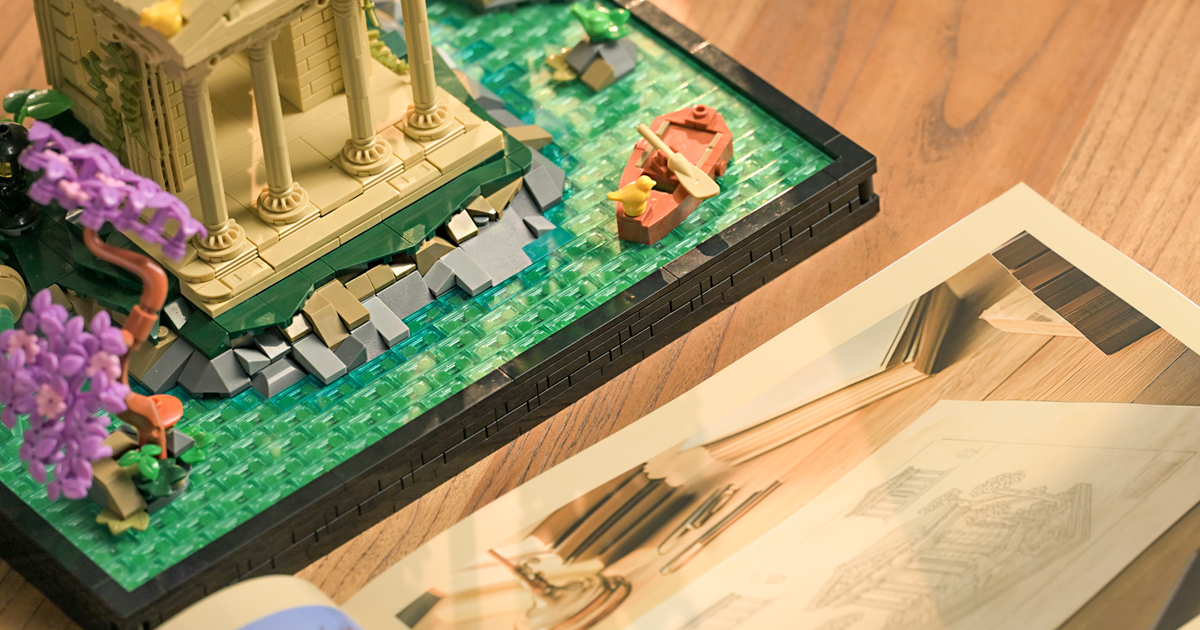 NifelizSet's tweet image. Italian Garden model is built to bring calm in every brick: textured columns, climbing vines, soft trees, and shimmering water. 🌳
Build. Pause. Enjoy the peace. 💛
#display #nifeliz  #lego #legobuild #garden
For more behind the scenes, click the link:
nifeliz.club/2025/09/behind…