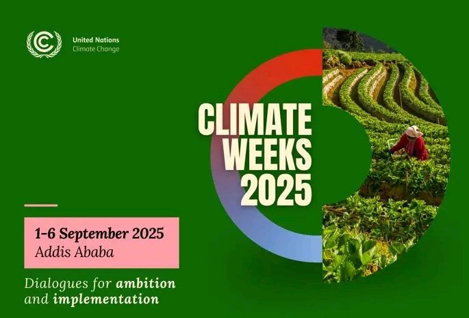 KebedeAyen15655's tweet photo. Climate Week 2 opens in AddisAbaba, uniting leaders to drive Africa’s climate agenda. Momentum builds for #ACS2 (8–10 Sept) on Africa’s role in negotiations, finance & adaptation. Proud to see Africa leading. #ClimateActio ኢትዮጵያ ትሰበስባለች ። https://t.co/a8Z34TRRkf