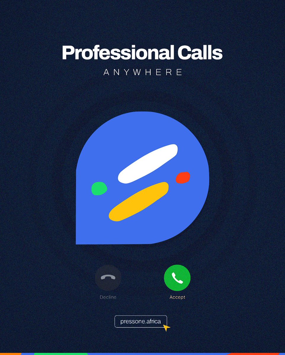 Pressone_africa's tweet image. Take your office with you. 
Professional calls, anywhere you go.
#PressOne #BusinessOnTheGo