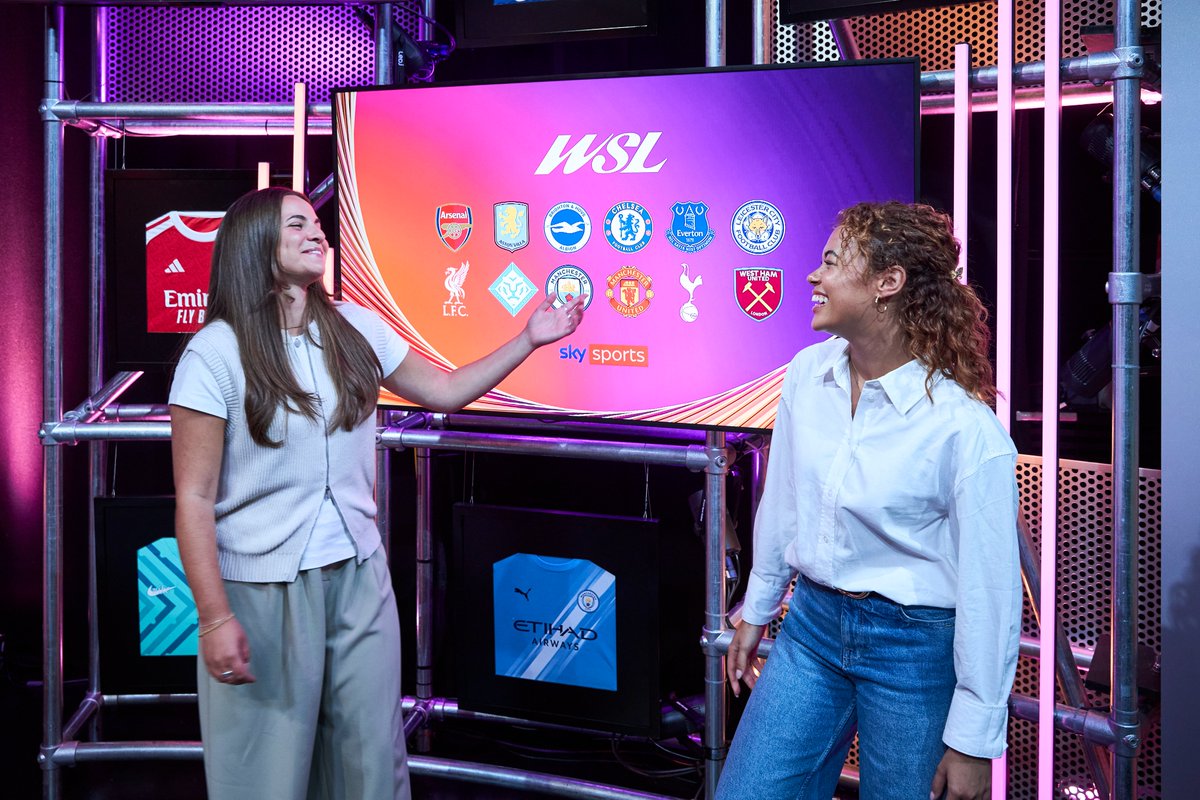 Sky Sports is bringing WSL fans closer to the stars of the game with an unrivalled viewing experience 🤩

A new flagship programme, new look on-screen team, multiview and 90% of all matches - Sky Sports is home to the WSL ⚽️