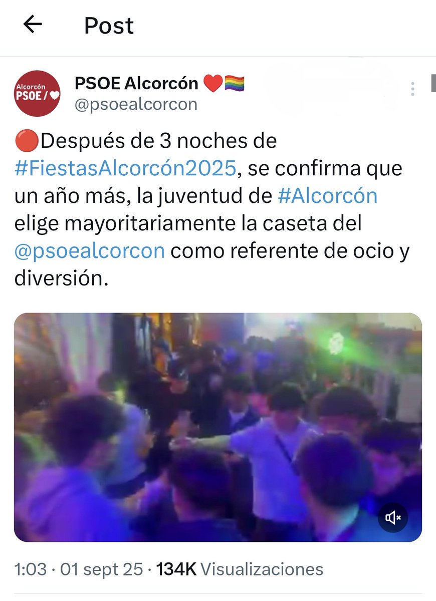 🎧 El mítico DJ local <a href="/Cesar_erre_/">César</a> se postula como nuevo líder y referente en el PSOE de #Alcorcón
Tiene más tirón y capacidad de convocatoria que Natacha, Cande y Gamonal juntos.