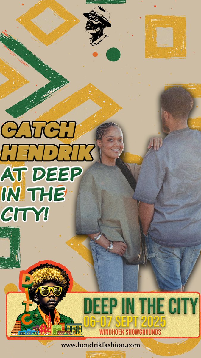 HENDRIKWEAR's tweet photo. Catch us at @InnJurra  Deep In The City this weekend! 😎 https://t.co/vs6rrvjIPP