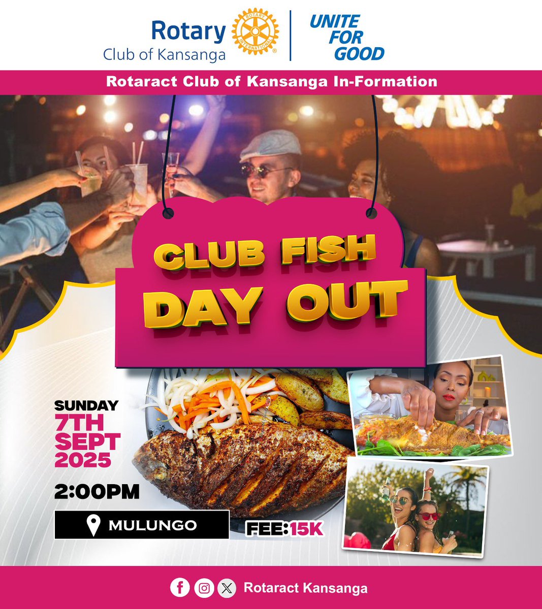 Rct_Kansanga's tweet image. 🔥 Don’t miss out! 
Club fam,This Sunday Fish Day Out is on and it’s all about fun, friends, and fishing adventures! 🎣🐟- Join the madness 😆🥳

#JoinUs