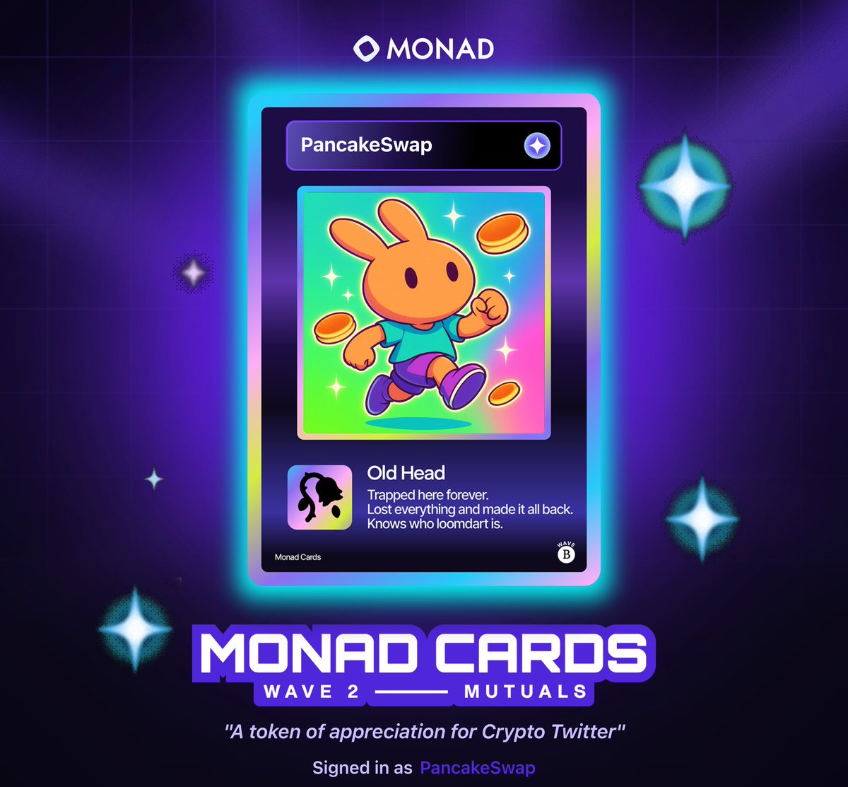PancakeSwap's tweet image. gmonad