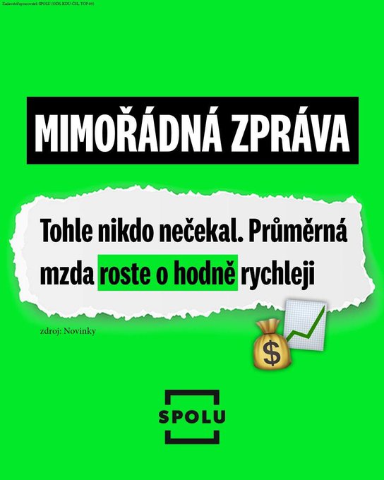 Opravdu jsme 🇨🇿 úspěšná země:
✅ naší ekonomice se daří,
✅ HDP roste,
✅ máme konsolidované veřejné finance,
✅ růst mezd překonal očekávání ekonomů.